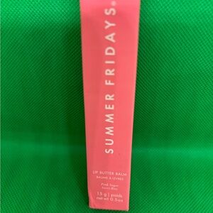 Summer Fridays Coral Lip Balm